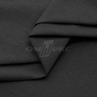 Сорочечная ткань "Ассет", 120 гр/м2, шир.150см, цвет чёрный - купить в Омске. Цена 251.41 руб.