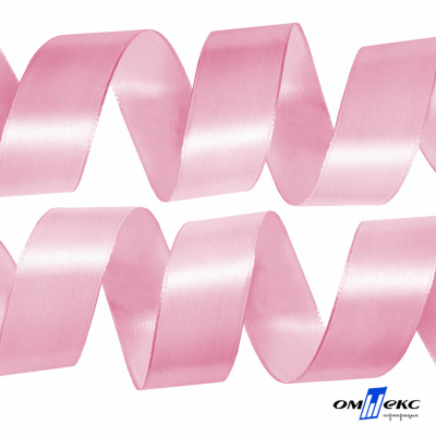 050-нежно-розовый Лента атласная упаковочная (В) 85+/-5гр/м2, шир.50 мм (1/2), 25+/-1 м - купить в Омске. Цена: 120.46 руб.