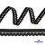 Лента эластичная вязаная (резинка бельевая), #3832, шир.13 мм, цв.чёрная - купить в Омске. Цена: 10.49 руб.