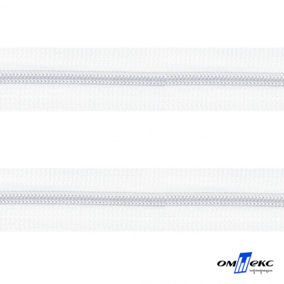 Молния рулонная спираль Т-5 (В2), (упак.200м) цв.(501) - белая - купить в Омске. Цена: 11.70 руб.