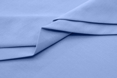 Ткань сорочечная стрейч 15-3920, 115 гр/м2, шир.150см, цвет голубой - купить в Омске. Цена 285.04 руб.