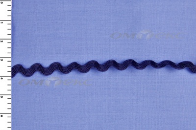 Тесьма плетеная "Вьюнчик"/т.синий - купить в Омске. Цена: 48.03 руб.