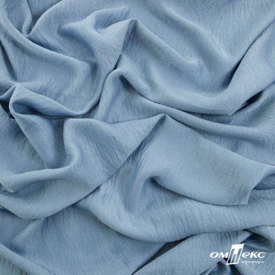 Ткань плательная Муар, 100% полиэстер,165 (+/-5) гр/м2, шир. 150 см, цв. Серо-голубой - купить в Омске. Цена 215.65 руб.