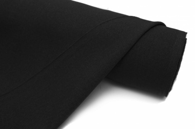 Ткань костюмная 25332 2031, 167 гр/м2, шир.150см, цвет чёрный - купить в Омске. Цена 339.33 руб.