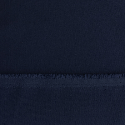 Костюмная ткань "Элис", 220 гр/м2, шир.150 см, цвет т.синий - купить в Омске. Цена 308 руб.
