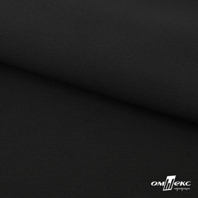 Ткань костюмная "Микела", 96%P 4%S, 255 г/м2 ш.150 см, цв-черный #1 - купить в Омске. Цена 345.40 руб.