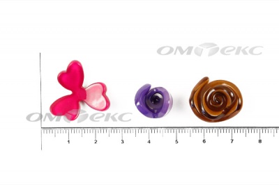 Украшение "Розы малые №1" 20мм - купить в Омске. Цена: 32.49 руб.