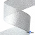 Лента металлизированная "ОмТекс", 50 мм/уп.22,8+/-0,5м, цв.- серебро - купить в Омске. Цена: 149.71 руб.