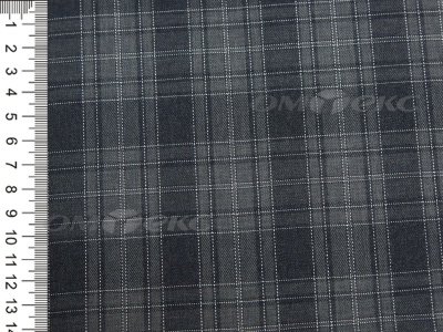 Ткань костюмная клетка 25235 2003, 185 гр/м2, шир.150см, цвет серый/сер - купить в Омске. Цена 