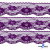 Кружево капроновое 730А, шир. 60 мм/уп.50 м, цвет #02-фиолетовый - купить в Омске. Цена: 15.43 руб.