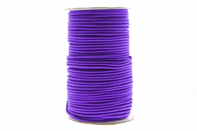 0370-1301-Шнур эластичный 3 мм, (уп.100+/-1м), цв.175- фиолет - купить в Омске. Цена: 450.24 руб.
