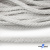 Шнур плетеный d-6 мм круглый, 70% хлопок 30% полиэстер, уп.90+/-1 м, цв.1076-белый - купить в Омске. Цена: 588 руб.