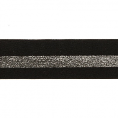 #2/6-Лента эластичная вязаная с рисунком шир.52 мм (45,7+/-0,5 м/бобина) - купить в Омске. Цена: 69.33 руб.