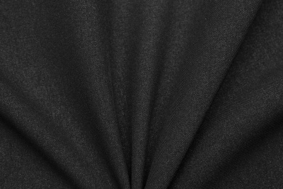 Ткань костюмная 24880 2022, 220 гр/м2, шир.150см, цвет чёрный - купить в Омске. Цена 451 руб.