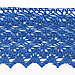 Тесьма кружевная 0621-2125, шир. 55 мм/уп. 20+/-1 м, цвет 051-василёк
