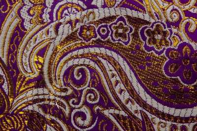 Ткань костюмная жаккард №9, 140 гр/м2, шир.150см, цвет фиолет - купить в Омске. Цена 387.20 руб.