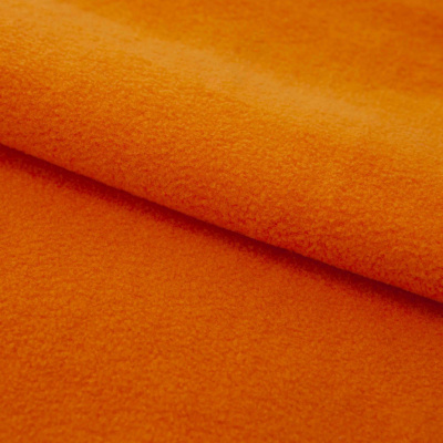 Флис DTY 16-1358, 250 г/м2, шир. 150 см, цвет оранжевый - купить в Омске. Цена 640.46 руб.