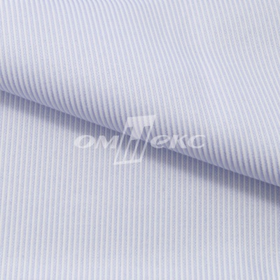 Ткань сорочечная Пула, 115 г/м2, 58% пэ,42% хл, шир.150 см, цв.1-голубой, (арт.107) - купить в Омске. Цена 306.69 руб.