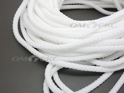 Шнур 1с35 4 мм крупное плетение 200 м белый - купить в Омске. Цена: 1.10 руб.