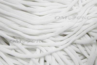 Шнур Т-02 (4с2) мелкое плетение 4мм 100 м белый - купить в Омске. Цена: 2.50 руб.