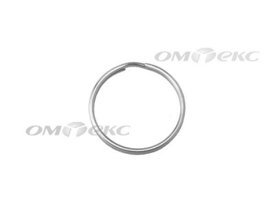 Кольцо металлическое d-20 мм, цв.-никель - купить в Омске. Цена: 3.19 руб.