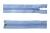 Спиральная молния Т5 351, 75 см, автомат, цвет св.голубой - купить в Омске. Цена: 16.28 руб.