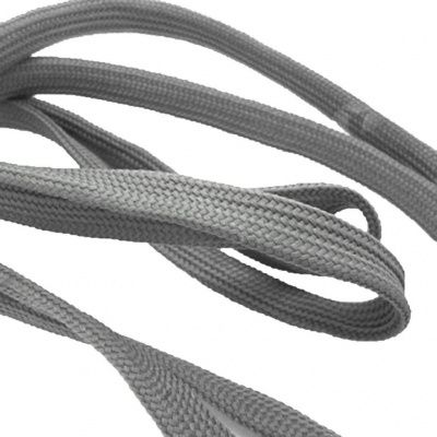 Шнурки т.5 80 см серый - купить в Омске. Цена: 16.59 руб.