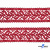 Кружево гипюр 0575-1296, шир. 33 мм/уп.13,7 м, цвет 037-красный - купить в Омске. Цена: 597.52 руб.