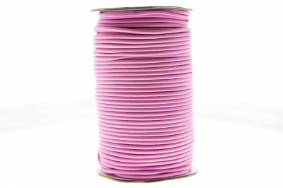 0370-1301-Шнур эластичный 3 мм, (уп.100+/-1м), цв.141- розовый - купить в Омске. Цена: 459.62 руб.