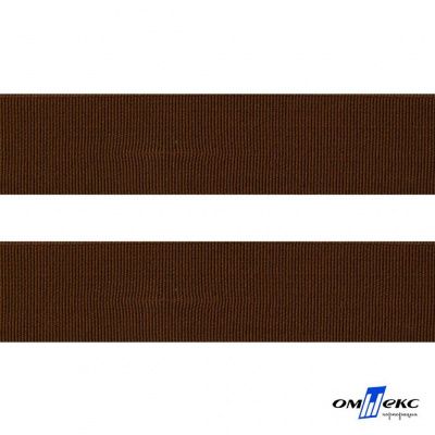 13023-Резинка тканая шир.2,5 см,цв. #4 -коричневый - купить в Омске. Цена: 46.62 руб.