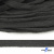 Шнур плетеный d-8 мм плоский, 70% хлопок 30% полиэстер, уп.85+/-1 м, цв.1026-серый - купить в Омске. Цена: 742.50 руб.