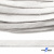 Шнур плетеный d-8 мм плоский, 70% хлопок 30% полиэстер, уп.85+/-1 м, цв.1018-белый - купить в Омске. Цена: 720 руб.