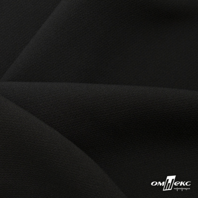 Ткань костюмная "Микела", 96%P 4%S, 255 г/м2 ш.150 см, цв-черный #1 - купить в Омске. Цена 338.35 руб.