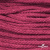 Шнур плетеный d-6 мм, 70% хлопок 30% полиэстер, уп.90+/-1 м, цв.1068-фуксия - купить в Омске. Цена: 588 руб.