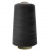 Швейные нитки (армированные) 28S/2, нам. 2 500 м, цвет чёрный - купить в Омске. Цена: 139.91 руб.