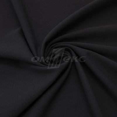 Ткань костюмная "Меган", 78%P 18%R 4%S, 205 г/м2 ш.150 см, цв-черный (Black) - купить в Омске. Цена 392.32 руб.