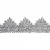 Тесьма металлизированная 0384-0240, шир. 40 мм/уп. 25+/-1 м, цвет серебро - купить в Омске. Цена: 490.74 руб.