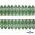 Кружево гипюр 0575-3188, шир. 80 мм/уп.13,7 м, цвет 070-зелёный - купить в Омске. Цена: 1 055.22 руб.