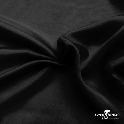 Ткань подкладочная Таффета 210Т, Black / чёрный, 67 г/м2, антистатик, шир.150 см - купить в Омске. Цена 45.20 руб.