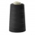 Нитки швейные 100% полиэстер 40/2, (3200 ярд), первый сорт, черные - купить в Омске. Цена: 86.79 руб.