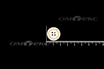 Пуговица деревянная круглая №33 (18мм) - купить в Омске. Цена: 2.55 руб.