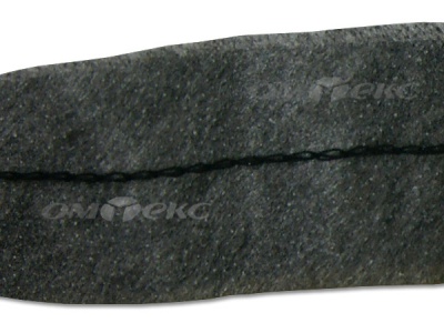 WS7225-прокладочная лента усиленная швом для подгиба 30мм-графит (50м) - купить в Омске. Цена: 16.97 руб.