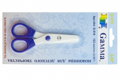 Ножницы G-510 детские 123 мм - купить в Омске. Цена: 138.85 руб.