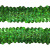 Тесьма с пайетками D4, шир. 30 мм/уп. 25+/-1 м, цвет зелёный - купить в Омске. Цена: 1 087.39 руб.