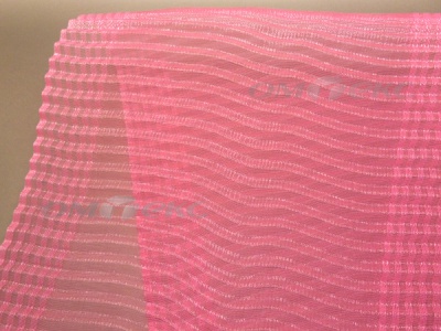 Лента капроновая "Гофре", шир. 110 мм/уп. 50 м, цвет розовый - купить в Омске. Цена: 35.24 руб.