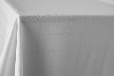 Скатертная ткань 25536/2005, 174 гр/м2, шир.150см, цвет белый - купить в Омске. Цена 272.21 руб.