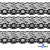 Кружево капроновое JM-W-901, шир. 37 мм/уп.50 м, цвет чёрный - купить в Омске. Цена: 540 руб.