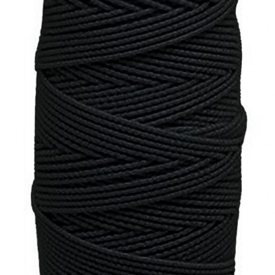 Нитка - резинка Спандекс 25 м (уп-10шт)-чёрные - купить в Омске. Цена: 34.92 руб.