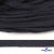 Шнур плетеный d-8 мм плоский, 70% хлопок 30% полиэстер, уп.85+/-1 м, цв.1010-т.синий - купить в Омске. Цена: 720 руб.
