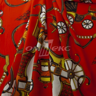 Плательная ткань "Фламенко" 16.1, 80 гр/м2, шир.150 см, принт этнический - купить в Омске. Цена 241.49 руб.